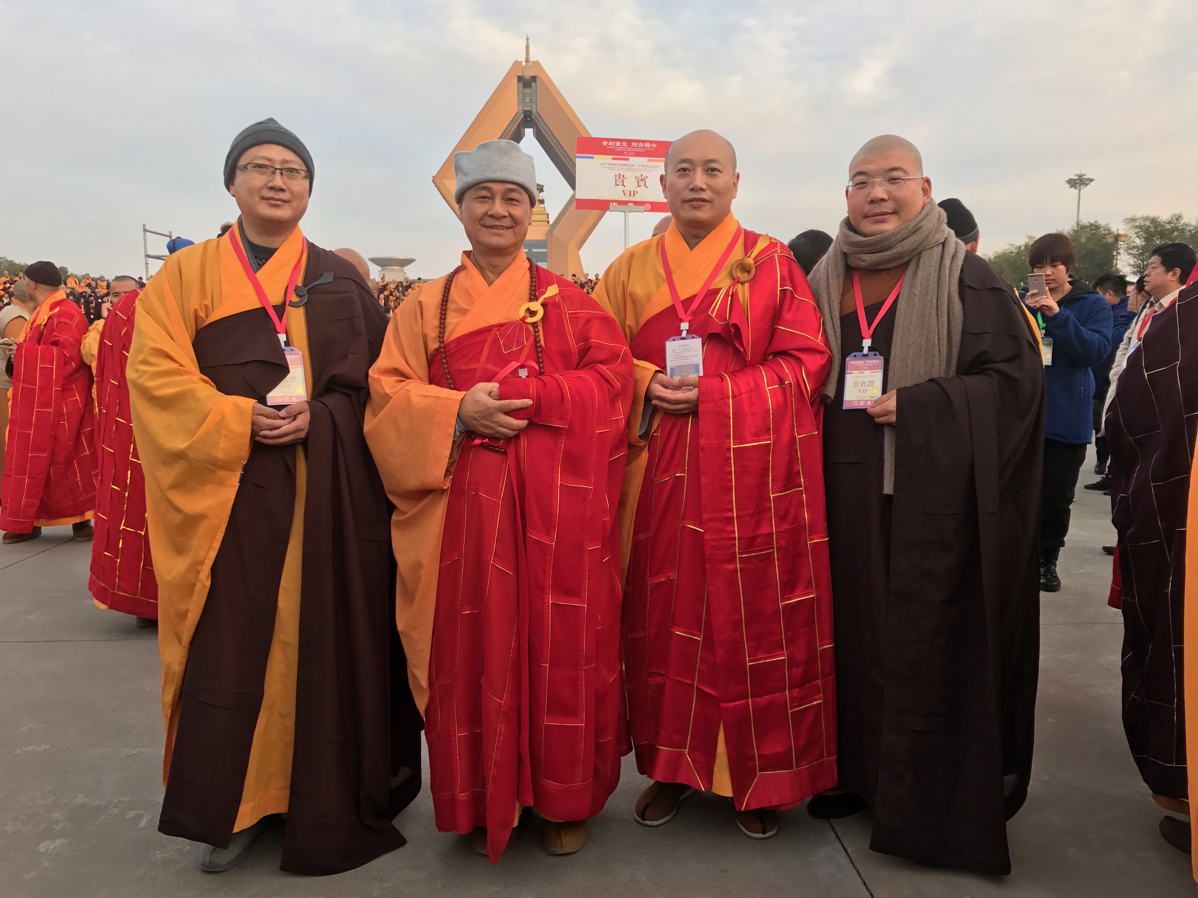 无锡灵山祥符禅寺-寺院新闻-普俊大和尚应邀参加佛指