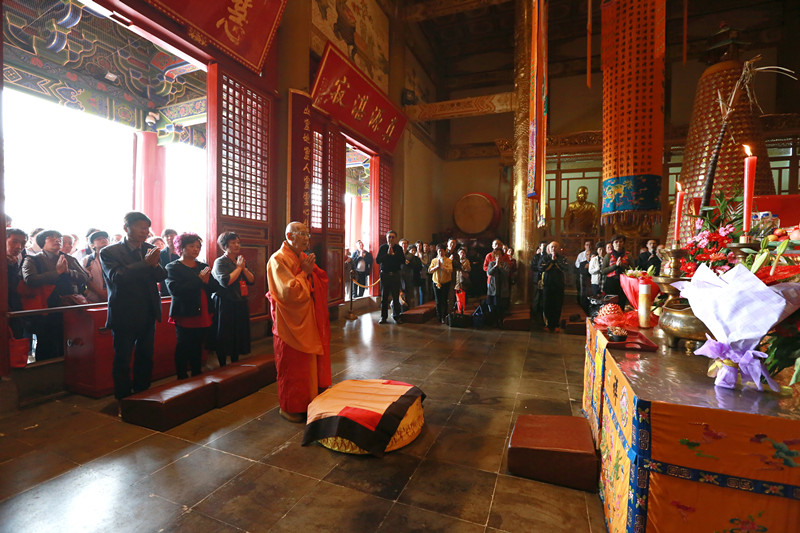 2016年5月10日 祥符禅寺举行文殊菩萨圣诞上供祈福法会