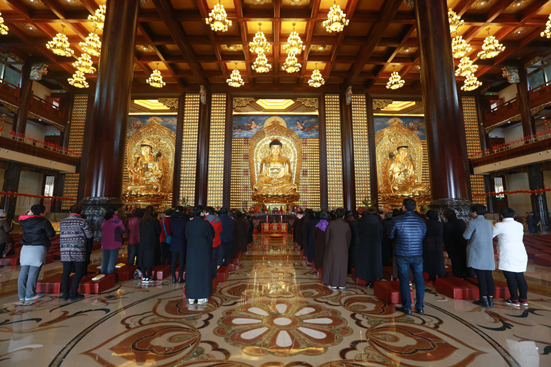 无锡灵山祥符禅寺-寺院新闻-祥符禅寺观音佛七暨观音菩萨圣诞上供法会