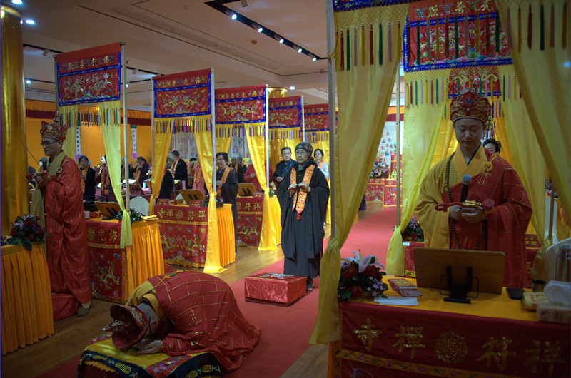 无锡灵山祥符禅寺水陆法会动态第四天内坛请上堂供上堂