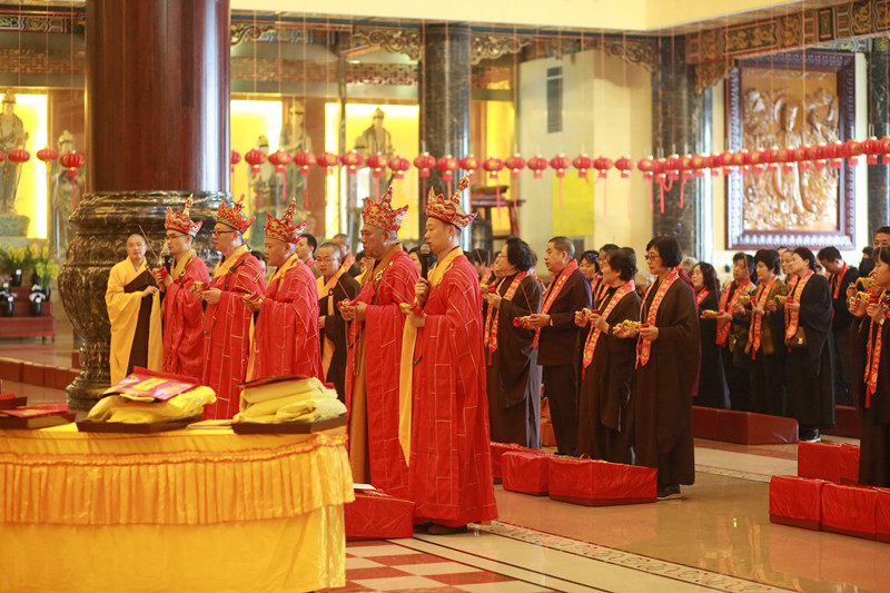 无锡灵山祥符禅寺水陆法会动态第七天圆满日宣判送判送圣