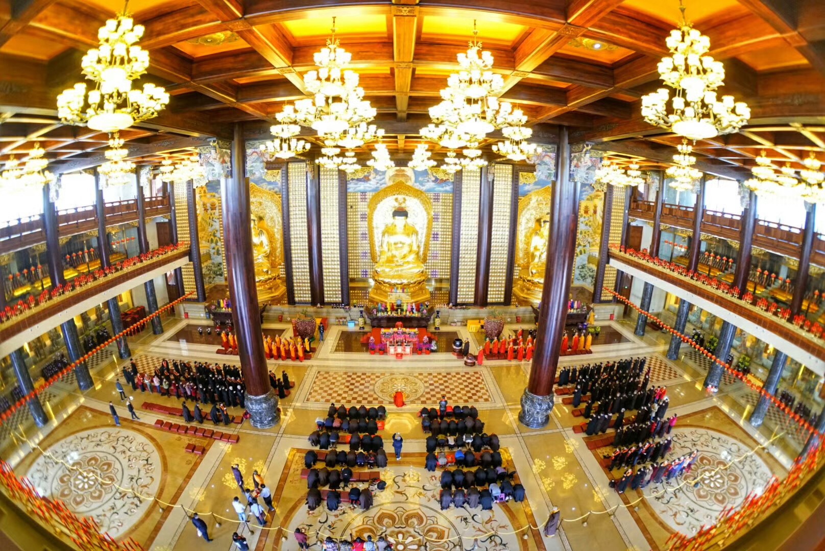 无锡灵山祥符禅寺水陆法会动态第七天圆满日宣判送判送圣