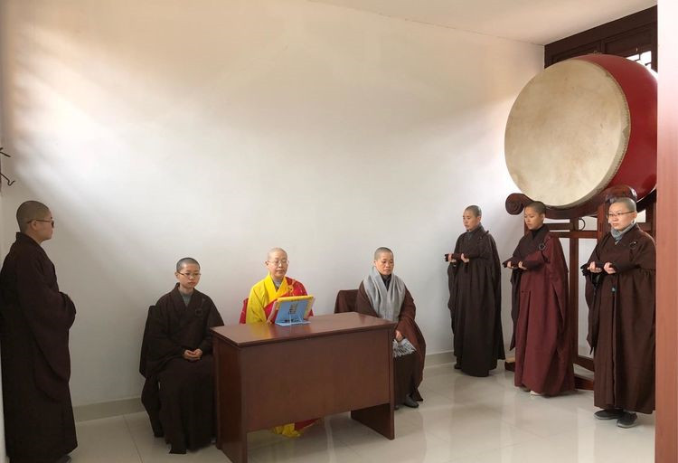 江苏佛学院慈恩学院(筹)女众部授式叉尼 沙弥尼戒圆满