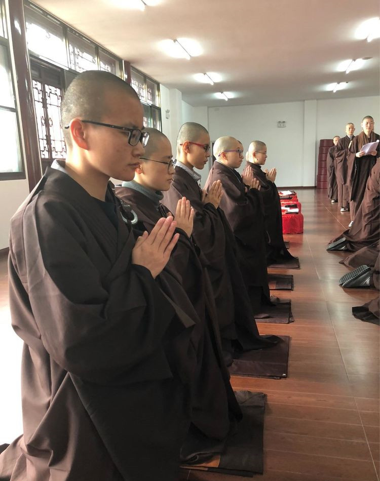 江苏佛学院慈恩学院筹女众部授式叉尼沙弥尼戒圆满