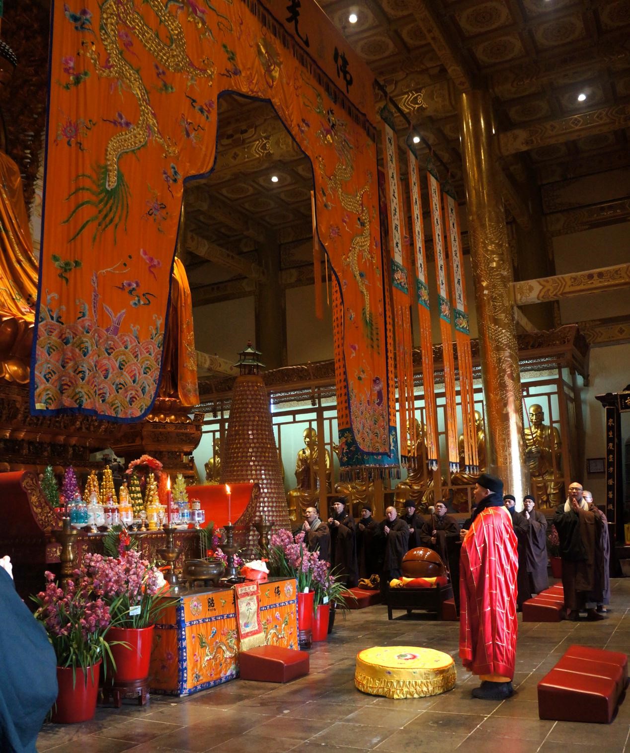 秉承佛教丛林惯例 圆满举行普供法会