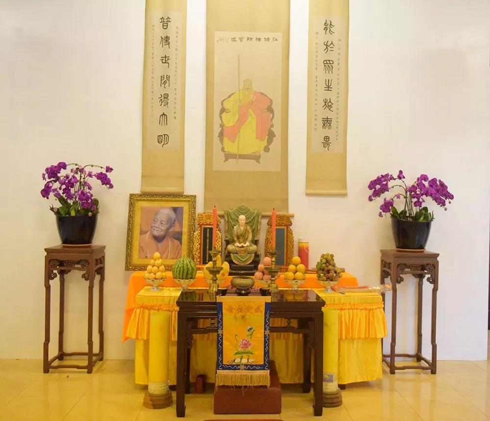 祥符禅寺举行茗山长老圆寂纪念上供回向法会