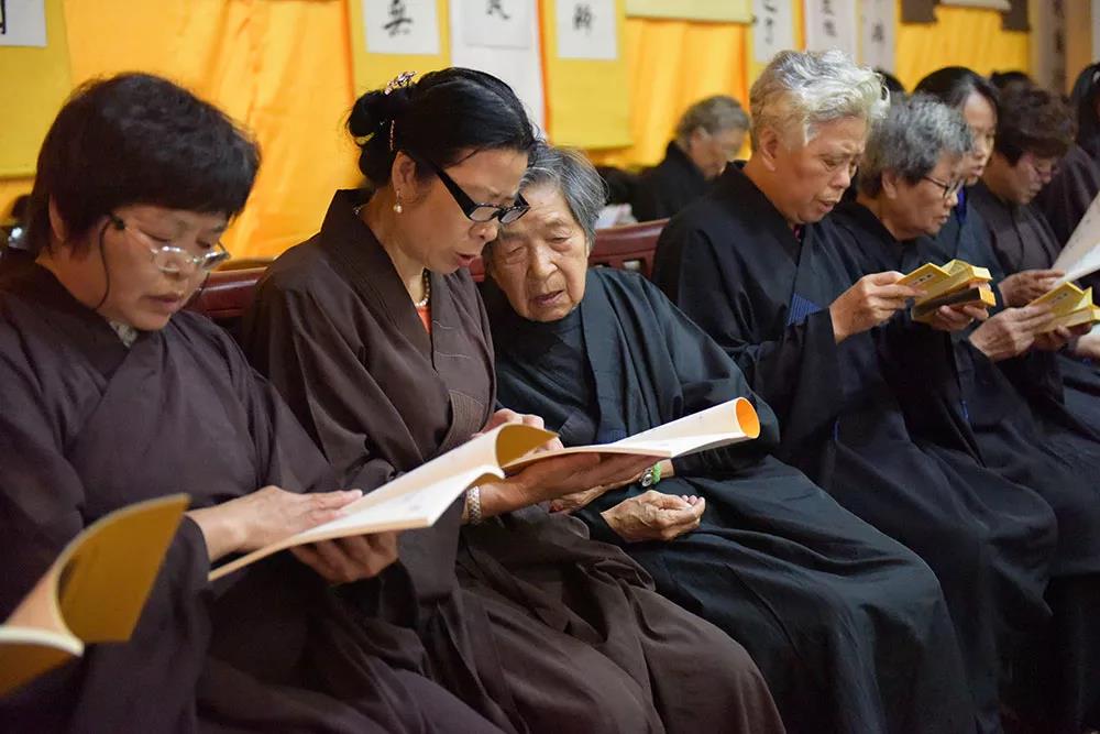 无锡市祥符禅寺举行上无下相长老示寂"二七"法会